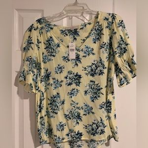 Floral Loft Blouse (NWT)